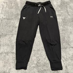 Under Armour Pants Mens Medium Project Rock Black Sweatpants Joggers